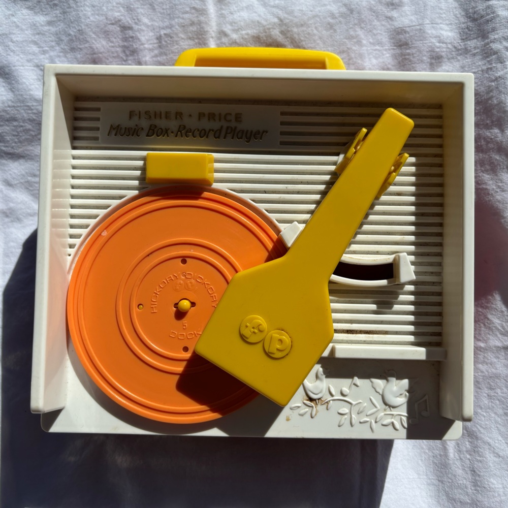 Vintage Fisher-Price record player